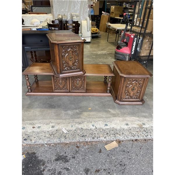 3 PC MCM COFFEE TABLE SET