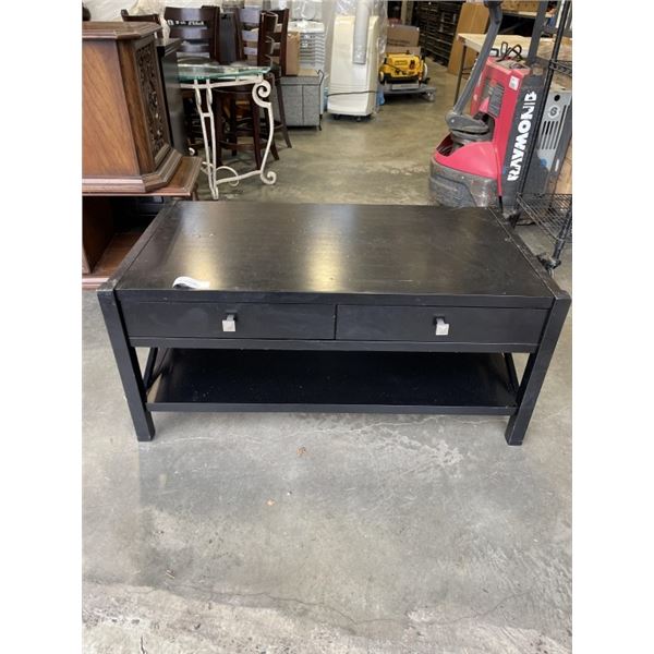 MODERN BLACK COFFEE TABLE
