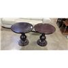 Image 1 : PAIR OF ROUND ACCENT TABLES