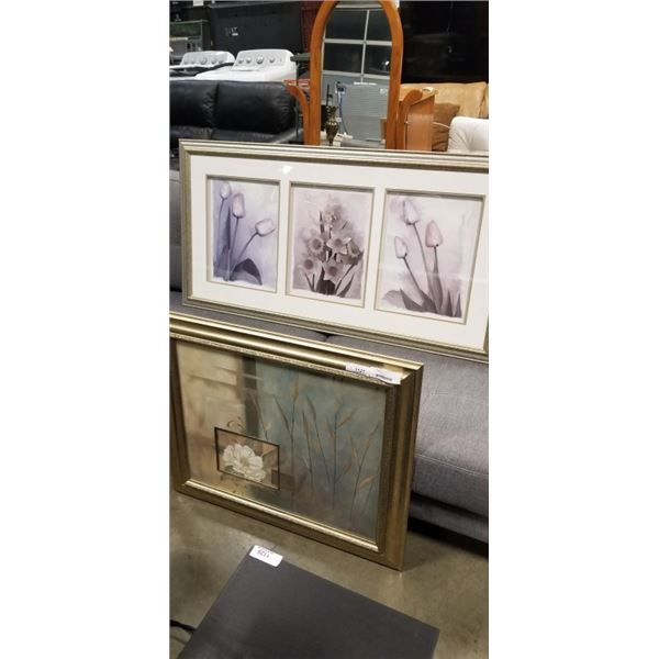 2 LARGE VINTAGE PRINTS