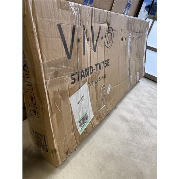 VIVO TV FLOOR STAND WITH SEHLVES