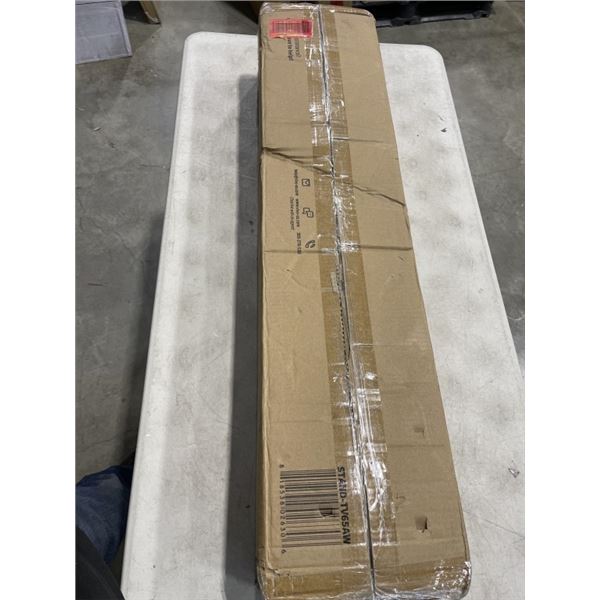 VIVO WHITE EASEL STUDIO TV STAND