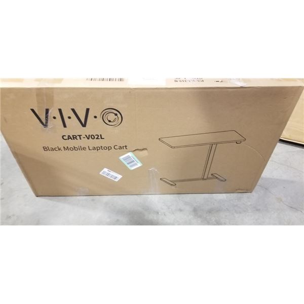 VIVO BLACK MOBILE LAPTOP CART