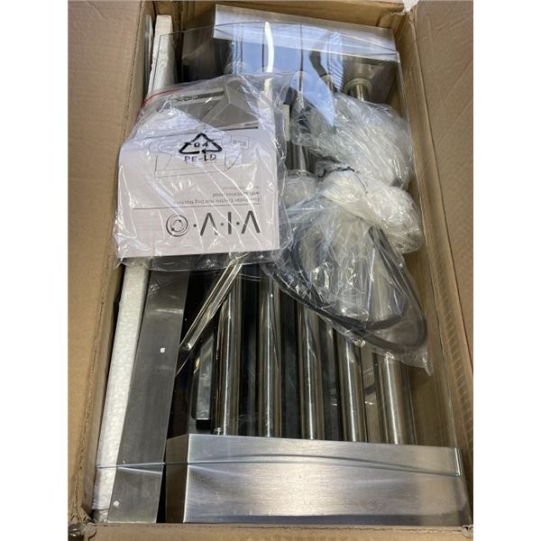 VIVO 5 ROLLER ELECTRIC HOT DOG MACHINE WITH SANITATION HOOD