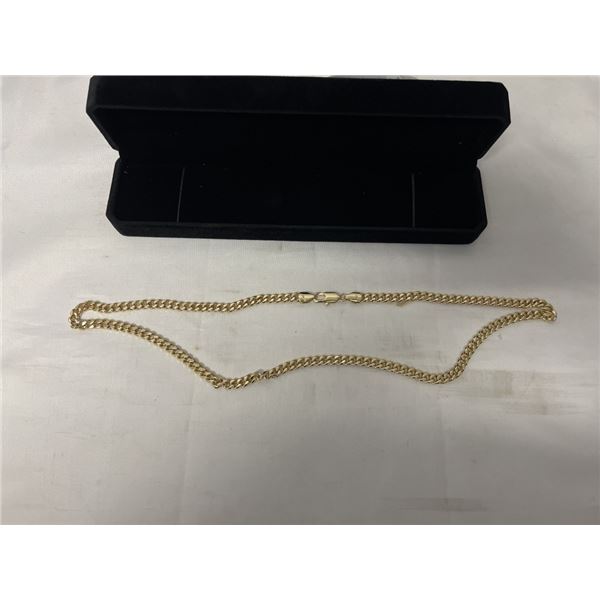 NEW 14K GOLD PLATED 6MM CUBAN LINK NECKLACE 24" LONG
