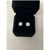 Image 1 : NEW 18K GOLD PLATED 3.0CT EACH SIMULATED DIAMOND (CZ) STUD EARRINGS