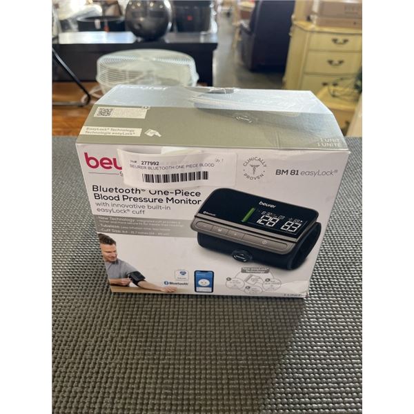 BEURER BLUETOOTH ONE PIECE BLOOD PRESSURE MONITOR