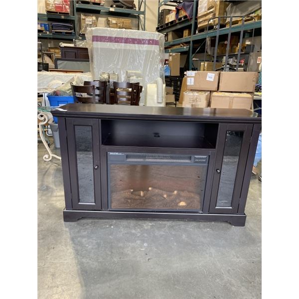 MODERN FIREPLACE CABINET 57 INCH LONG