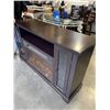 Image 3 : MODERN FIREPLACE CABINET 57 INCH LONG