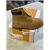 Image 1 : NEW TIMBERLAND PREMIUM 6 IN WATERPROOF BOOT WHEAT NUBUCK, SIZE 5 JUNIOR