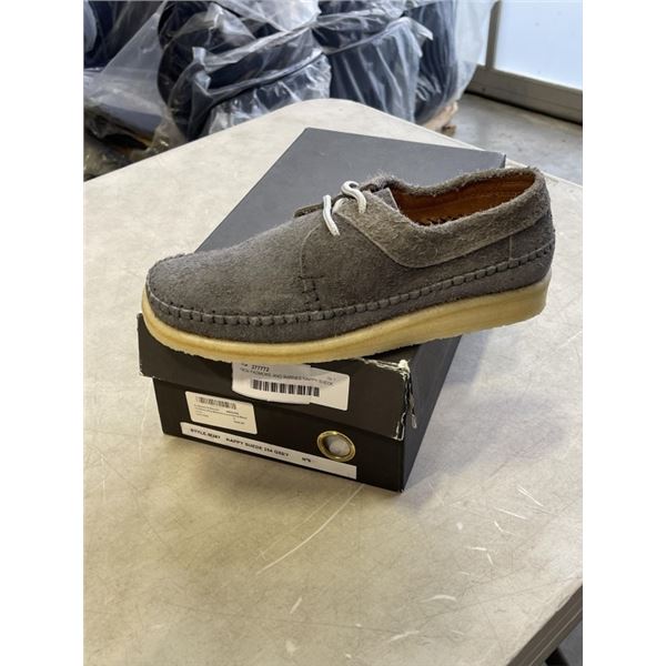 NEW PADMORE AND BARNES NAPPY SUEDE GREY M387 RETAIL $260 SIZE US MENS 9