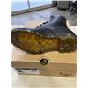 Image 4 : NEW DR. MARTENS AIR WAIR 1460 SERENA  BLACK BURNISHED WYOMING, SIZE US 9 WOMEN
