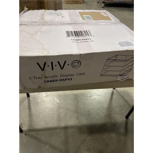 VIVO 3 TRAY ACRYLLIC DISPLAY CASE