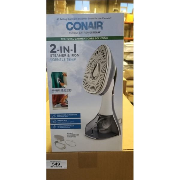 CONAIR 2 IN 1 STEAM IRON
