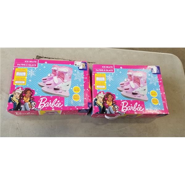 2 NEW PAIRS OF ADJUSTABLE YOUTH ICE SKATES, Y8-Y11
