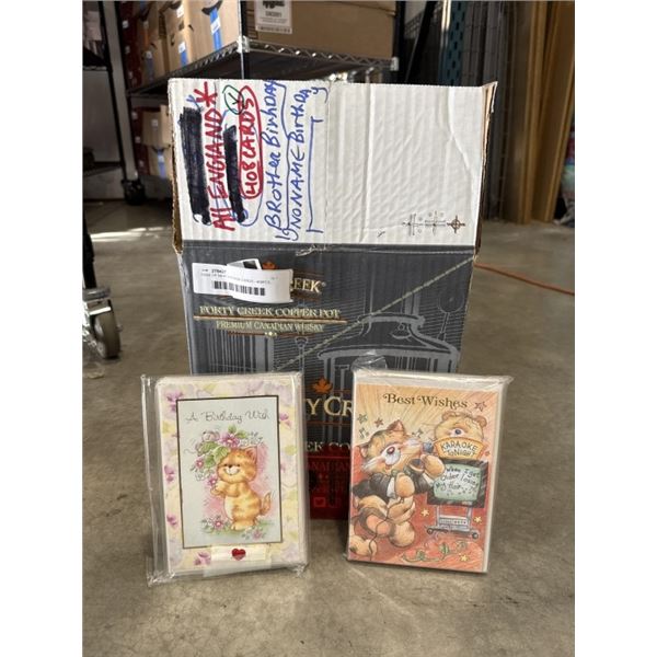 CASE OF NEW VINTAGE CARDS - 408PCS, BROTHER BIRTHDAY, NO NAME