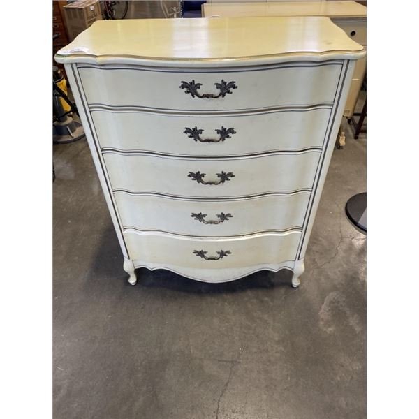VINTAGE 5 DRAWER HIGH BOY DRESSER