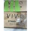 Image 2 : 2 VIVO FLOOR TV STANDS ONE IS MOBILE