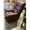 Image 4 : BURGUNDY LEATHER RECLINER