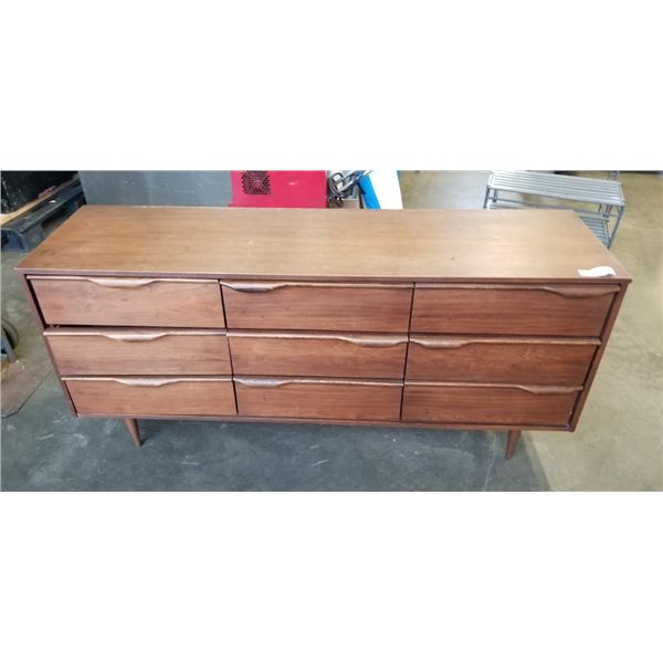 9 DRAWER MCM DRESSER