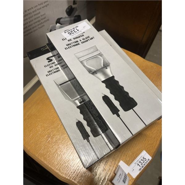 5 NEW HEATED ICE SCRAPERS