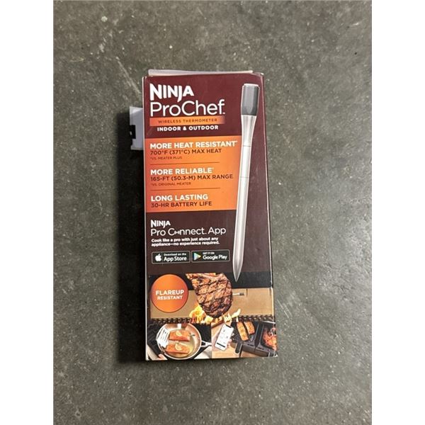NINJA PROCHEF WIRELESS THERMOMETER - TESTED WORKING, RETAIL $129