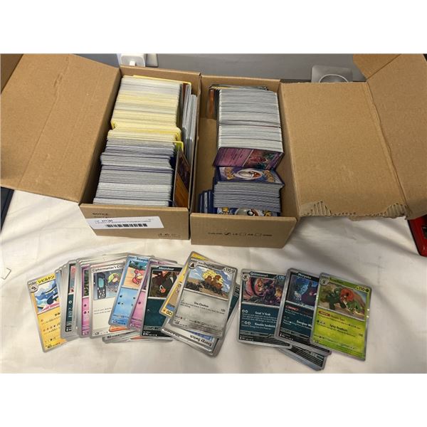 2 BOXES OF ASSORTED POKEMON CARDS