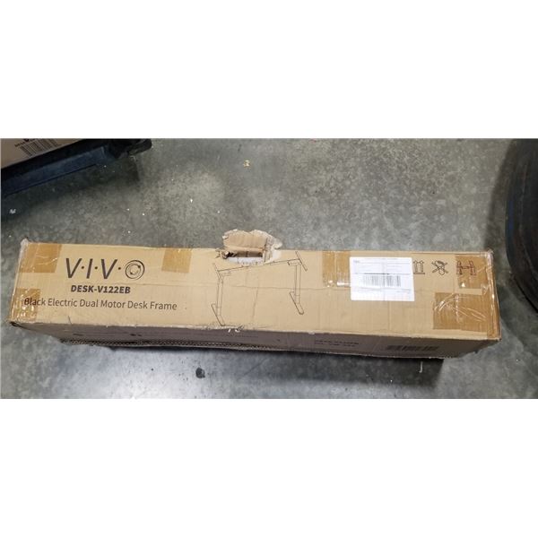 VIVO BLACK DUAL MOTOR ELECTRIC DESK FRAME