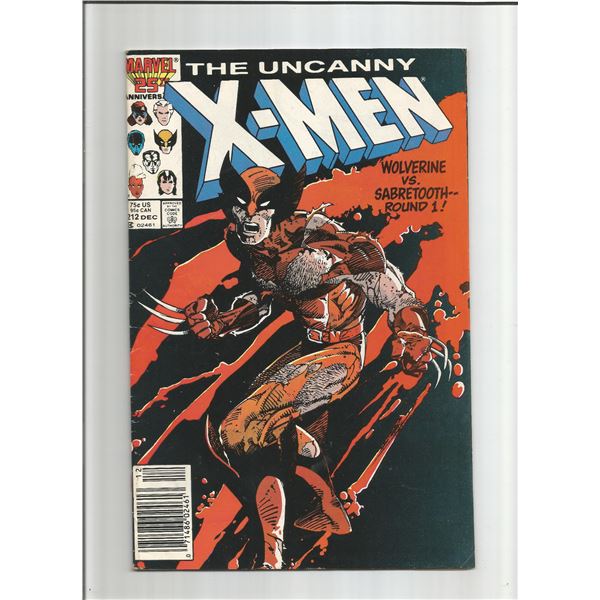 X-Men #212 (1986) Newstand KEY