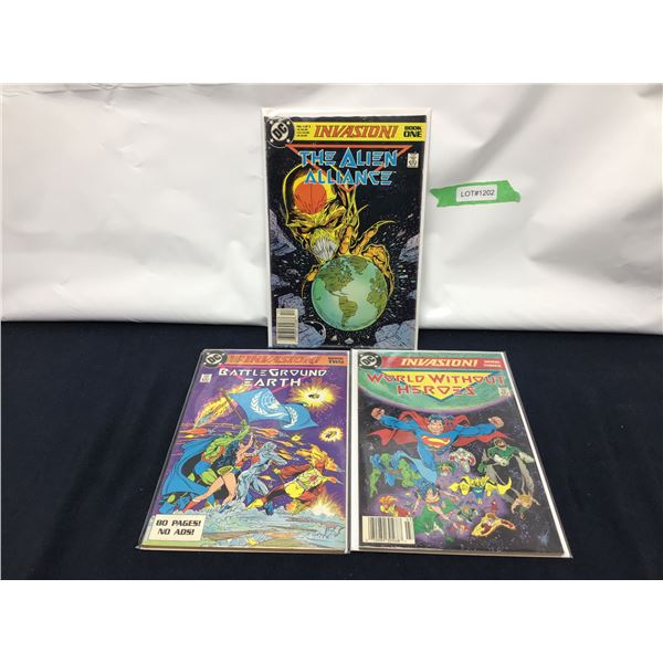 DC Invasion Comics #1-3 (1988)