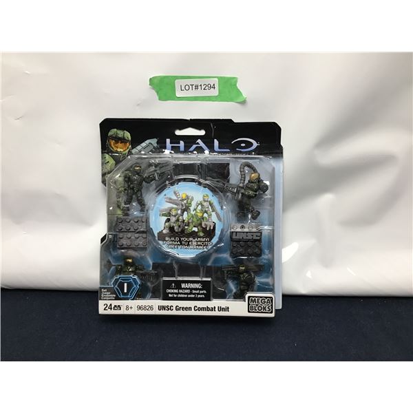 Megabloks UNSC Green Combat Unit #96826 (RARE) NIB