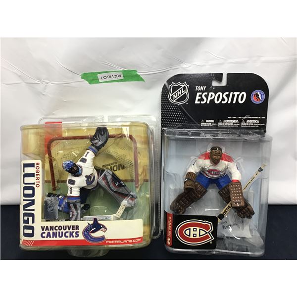 McFarlane Action Figures Roberto Luongo, Tony Espisito