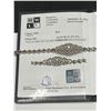 Image 5 : 18K White Gold Diamond Bracelet  -APPRAISED $6000