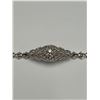 Image 8 : 18K White Gold Diamond Bracelet  -APPRAISED $6000