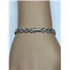 Image 9 : 18K White Gold Diamond Bracelet  -APPRAISED $6000