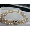 Image 2 : 18K Gold Pearl & Diamond Necklace – APPRAISED $32,350