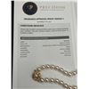 Image 8 : Ladies Flower Clasp Pearl Necklace -APPRAISED $9750