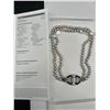 Image 6 : Ladies 18K GOLD Pearl & Diamond Necklace -APPRAISED $28,550