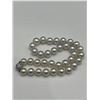 Image 1 : 18K Gold Pearl and Diamond Necklace -APPRAISED $26,910