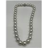 Image 2 : 18K Gold Pearl and Diamond Necklace -APPRAISED $26,910