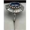 Image 4 : Ladies 18K Sapphire and Diamond Ring -APPRAISED $89,450