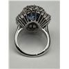 Image 5 : Ladies 18K Sapphire and Diamond Ring -APPRAISED $89,450
