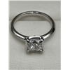 Image 2 : 18K Gold Brilliant Cut Diamond Solitaire Ring-APPRAISED $25,000