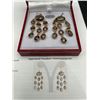 Image 5 : Sterling Silver Smoky Quartz Earrings -APPRAISED $1650