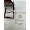 Image 5 : 14K White Gold Diamond Solitaire Ring -APPRAISED $6200