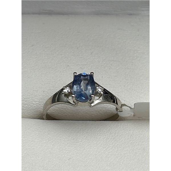 10K Gold Sapphire and  Diamond Ring -APPRAISED $2215
