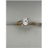 Image 1 : 10K Yellow Gold Moissanite Ring -APPRAISED $1475