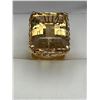 Image 1 : Ladies 18K Gold Custom Citrine Ring-APPRAISED $7650