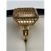 Image 2 : Ladies 18K Gold Custom Citrine Ring-APPRAISED $7650