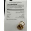 Image 6 : Ladies 18K Gold Custom Citrine Ring-APPRAISED $7650